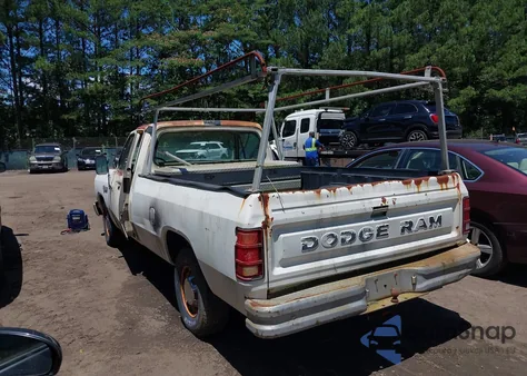 1987 Dodge D-Series D150 from USA, damaged, VIN 1B7HD14TXHS389456